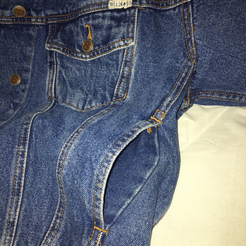 BILL BLASS | Vintage Blue Denim Jacket - Picture 7 of 15